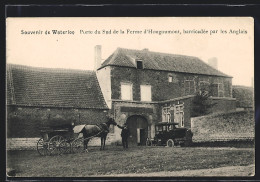 AK Waterloo, Porte Du Sud De La Ferme D`Hougoumont, Barricadée Par Les Anglais  - Waterloo