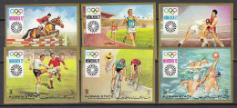 Olympia1972:  Ajman  6 W **, Imperf.. - Summer 1972: Munich