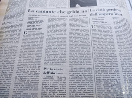TUTTOLIBRI 1/10/1977 GIOVANNA MARINI CANTANTE ALBERTO MARIA CIRESE - Other & Unclassified