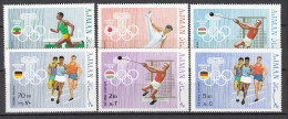 Olympia1972:  Ajman  6 W **, Perf.. - Ete 1972: Munich