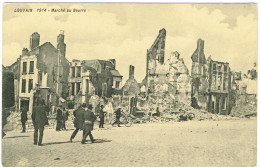 Louvain , Marché Au Beurre 1914 - Leuven