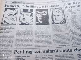 TUTTOLIBRI 8/10/1977 FUMETTI THRILLING E FANTASIA ASTERIX EUGENIO MONTALE - Andere & Zonder Classificatie