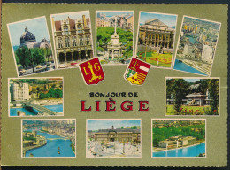 °°° 31174 - BELGIUM - BONJOUR DE LIEGE - 1969 With Stamps °°° - Lüttich