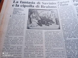 TUTTOLIBRI 15/10/1977 ALBERTO SAVINIO - Otros & Sin Clasificación