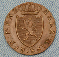 Nassau • 1/4 Kreuzer 1819 Z  • AUNC • Wilhelm • Var. 6 • German States • [24-824] - Kleine Munten & Andere Onderverdelingen