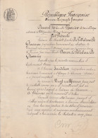 VP 4 FEUILLES - 1883 - CHATEAU DE LONGSARS A ARNAS - ST GEORGES DE RHENEINS - ST JULIEN - VICOMTE DE GLAVENAS - Manoscritti