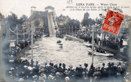 PARIS 17è-Luna Park-Water Chute-Arrivée Sur Le Lac D'un Bateau Après La Chute De 25m De H....ND Phot 72 - District 17