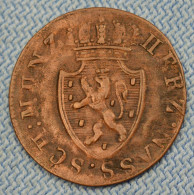 Nassau • 1/4 Kreuzer 1819 Z  • Wilhelm • Var. 7 • German States • [24-825] - Groschen & Andere Kleinmünzen