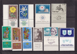 Israel - 1960, A Lot MNH** - Nuevos (con Tab)