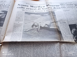 STAMPA SERA 3/12/1965 MARILYN MONROE VERNANTE - Altri & Non Classificati