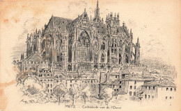 FRANCE - Metz - La Cathédrale Vue De L'ouest - Carte Postale Ancienne - Metz