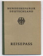 REISEPASS / PASSPORT - Deutschland 1954, Sehr Gute Erhaltung - Documents Historiques