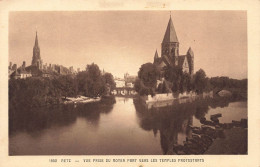 FRANCE - Metz - Vue Prise Du Moyen Pont Vers Les Temples Protestants - Carte Postale Ancienne - Metz