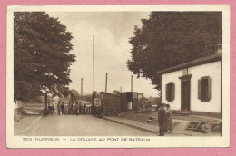 68 - HUNINGUE - La Douane - Pont De Bateaux - Huningue