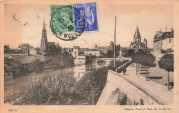 FRANCE - Metz - Moyen Pont Et Rue De La Garde - Animé - Carte Postale Ancienne - Metz