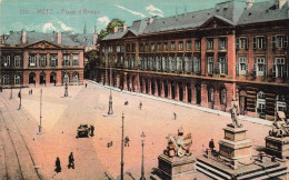 FRANCE - Metz - Vue Sur La Place D'Armes - Colorisé - Animé - Carte Postale Ancienne - Metz