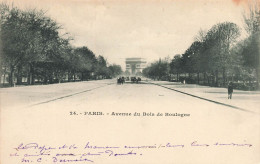 FRANCE - Paris - Vue Sur L'avenue Du Bois De Boulogne - Animé - Carte Postale Ancienne - Sonstige Sehenswürdigkeiten