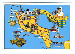 ILE D'OLERON - Carte Géographique Et Touristique - Ile D'Oléron
