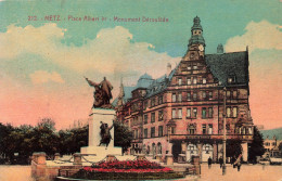FRANCE - Metz - Place Albert Ier - Monument Déroulède - Colorisé - Animé - Carte Postale Ancienne - Metz