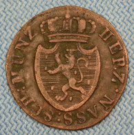 Nassau • 1/4 Kreuzer 1822 Z  • Wilhelm • Var. 6 • German States • [24-828] - Kleine Munten & Andere Onderverdelingen