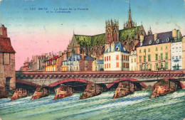 FRANCE - Metz - La Digue De La Pucelle Et La Cathédrale - Colorisé - Carte Postale Ancienne - Metz