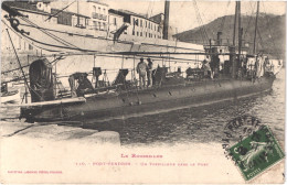 FR66 PORT VENDRES - Labouche 110 - Un Torpilleur Dans Le Port - Animée - Belle - Port Vendres