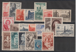 France Année Complète 1947 Du 772 Au 792, 21 Val ** MNH - 1940-1949