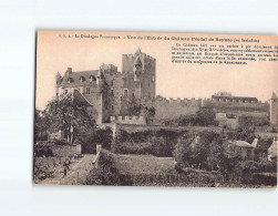 Vue De L'Entrée Du Château Féodal De Beynac - état - Autres & Non Classés