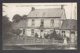 CPA 62 - SAVY BERLETTE - L'ECOLE DES GARCONS ET LA MAIRIE - Andere & Zonder Classificatie