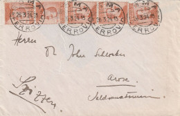 Italie Lettre Romapour La Suisse 1924 - Poststempel