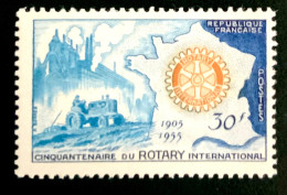 1955 FRANCE N 1009 - CINQUANTENAIRE DU ROTARY INTERNATIONAL - NEUF** - Unused Stamps