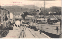 FR66 PORT VENDRES - Labouche 114 - Le Bateau L'IBERIA Dans Le Port - Tonneaux Wagons Animeaux ... - Animée - Belle - Port Vendres