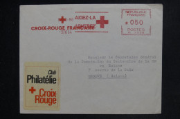 FRANCE - Vignette Croix Rouge Sur Enveloppe De La Croix Rouge Française Pour Genève En 1964 - L 153249 - Rotes Kreuz