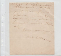 Lettre Autographe Signée FILIPPO DE PISIS Le 20 Octobre 1934 - Peintres & Sculpteurs