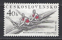 Tchécoslovaquie Yv 1127, Championnats D'Europe D'aviron  ** - Aviron