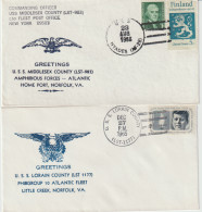 16050  GREATING - BIENVENUE - WELCOME - NORFOLK - NEWPORT - 6 Enveloppes - Naval Post