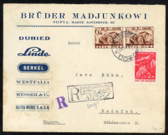 BULGARIA 1940. Nice Registered Cover To Hungary - Brieven En Documenten