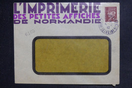 FRANCE - Enveloppe Commerciale De Rouen En 1942  - L 153252 - 1921-1960: Période Moderne