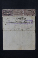 PORTUGAL - Fiscaux Sur Document De Lisbonne En 1913 - L 153253 - Covers & Documents