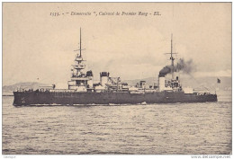 CPA MARINE DE GUERRE -  DEMOCRATIE  Croiseur De 1er Rang - Warships