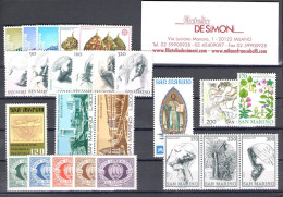 1977 San Marino, Annata Completa, Francobolli Nuovi 26 Valori + 1 Foglietto - MNH** - Années Complètes