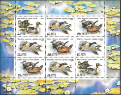 Russia Birds Ducks Sheetlet 1991 MNH - Ungebraucht