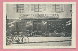 68 - COLMAR - Cycles Camille LIBIGELL - 9 Rue Kléber - Marchand De Vélos - Moto - Motorrad - Motorbike   3 Scans - Colmar