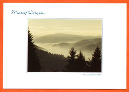 Massif Vosgien Brume Matinale Paysage Montagnes 88 Vosges Carte Vierge TBE - Altri & Non Classificati