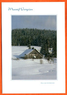 88 Vosges Massif Vosgien La Ferme Sous La Neige Paysage Hiver  Carte Vierge TBE Ste6789 - Autres & Non Classés