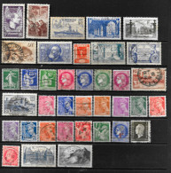 Z247 - LOT DE TIMBRES OBLITERES A 5% DE LA COTE > 33.00 € - Verzamelingen