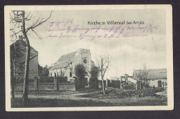 CPA 62 - KIRCHE IN VILLERVAL BEI ARRAS - CARTE ALLEMANDE - Autres & Non Classés