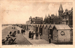 N°4120 W -cpa Cayeux Sur Mer -le Chemin Des Planches Et Les Villas- - Cayeux Sur Mer