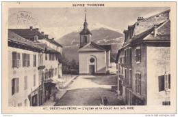 CPA 73 - GRESY-SUR-ISERE - L'Eglise Et Le Grand Arc - Gresy Sur Isere