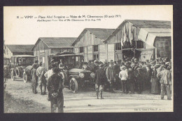 CPA 62 - VIMY - PLACE ABEL BERGAINE - VISITE DE M. CLEMENCEAU - 1919 - Autres & Non Classés